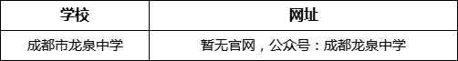 成都市龍泉中學(xué)網(wǎng)址是什么？