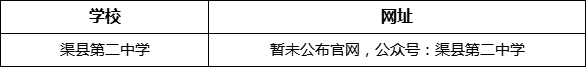 達州市渠縣第二中學網址是什么？