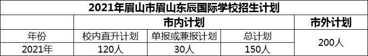 2024年眉山市眉山東辰國(guó)際學(xué)校招生計(jì)劃是多少？