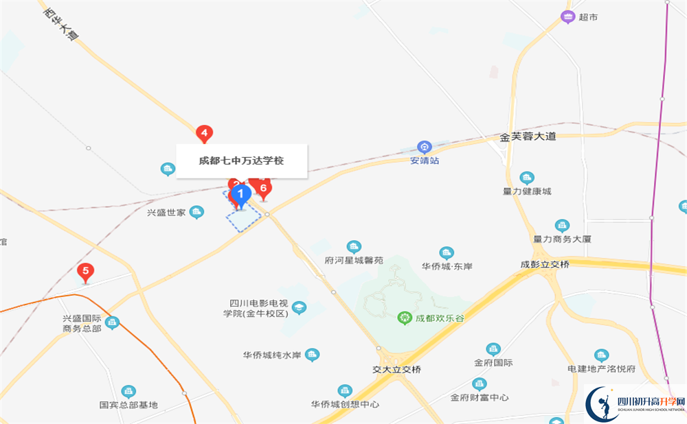 成都七中萬達校區(qū)地址在哪里？